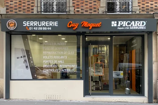 Boutique de la Serrurerie Guy Môquet à Paris 17